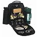 Outdoor Living : Picnic Time 533-59-126 Black Yukon Picnic Backpack 4-person