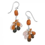 MMA Silver - Briolette Multistone Earrings
