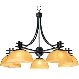 Ambrato Chandelier in Antique Bronze