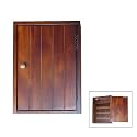 ORE International 14 inch Mahogany Key Holder Rack