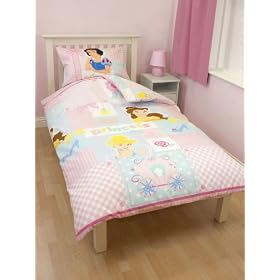 Parure linge de lit Housse de couette + Taie d oreiller Enfant Fille Princesse Disney Wishes 1 Personne
