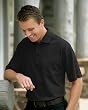 Mens Short Sleeve Pique Polo with Pocket