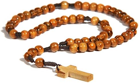 Genuine Olive Wood Rosary From the Holy Land