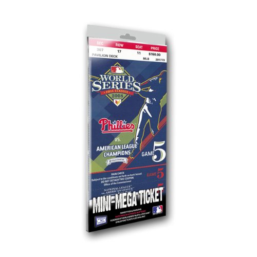 MLB Philadelphia Phillies 2008 World Series Mini-Mega Ticket at Amazon.com