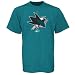 Reebok San Jose Sharks Youth Teal Primary Logo T-shirt