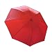 Rain or Sun Deluxe Red Automatic Push Button Folding Umbrella