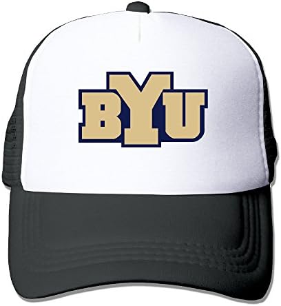 GBABY3 Unisex-Adult Brigham Young University Mesh Football Cap Hats Black