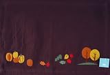 Chocolate Fall Farm Embroidered Placemat