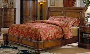 River Forks New Hampton King Size Low Profile "Platform Look" Bed - NH001H/F/R