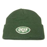 NEW YORK JETS (GREEN) Cuffed Knit Beanie Hat / Toque- Embroidered Team Logo