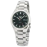 SeikoMen'sSNK617Seiko5AutomaticBlackDialStainlessSteelWatch