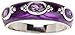 Sterling Silver Amethyst with Purple Enamel title=