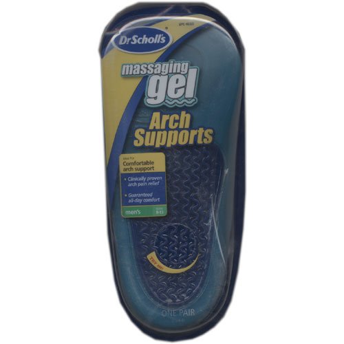 Dr. Scholl's Massaging Gel Arch Supports, Men's Size 8-13 1 pr