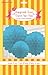 Party Partners Design Hanging Honeycomb Tissue Aqua Blue Pom-Pom Decoration Balls, Set of 3