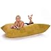 One Up Innovations 10823277 Jaxx Pillow Sac Foam Bean Bag- Microsuede Lemon