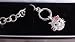 Great fun cat diamante charm on a fashion bracelet