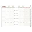 Tabbed Month-In-View Dated Calendar Refill, 8-1/2x11