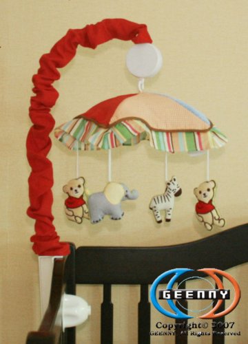 GEENNY Musical Mobile For Alphabet Land CRIB BEDDING SET