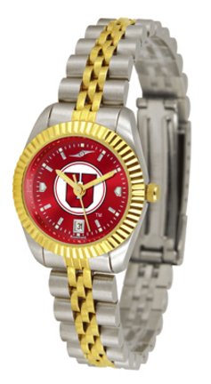 Utah Utes NCAA AnoChrome Executive Ladies Watch