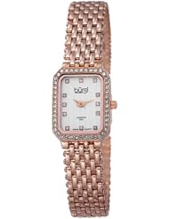 Burgi Womens BUR098RG Analog Display Japanese Quartz Rose Gold Watch