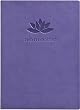 Purple Embossed "Namaste" Leather Lined Journal