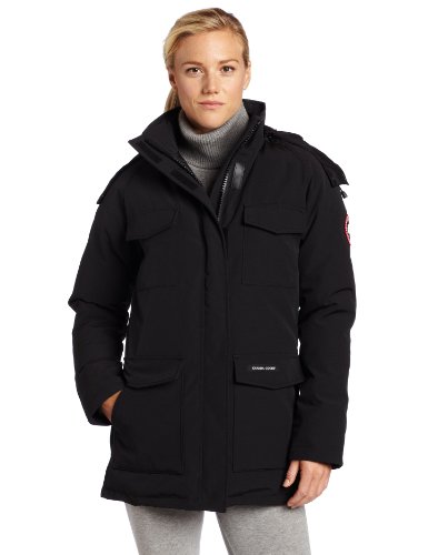 Cheap Canada Goose Women's Constable Parka,Black,Medium