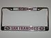 SAN FRANCISCO 49ERS Durable Metal LICENSE PLATE FRAME