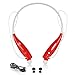 Universal S Gear -HV-Digitial 800 Wireless Music A2dp Stereo Bluetooth Headset Neckband Style Earphone Headphone performance flexible comfort quick Foldable Hands free RED