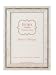 Italian Wooden Picture Frame, White Anniversary