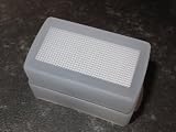 White Flash Diffuser Compatible with Sony HVL-F1000, HVL-FH1100  By Maxim Foto Supplies