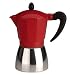 Typhoon 6-Cup Espresso Maker - Red