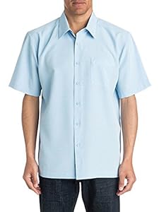 Quiksilver Waterman Men's Centinela Shirt, Azure, Large