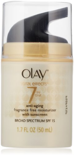 Olay Total Effects 7-in-1 Anti-Aging UV Moisturizer, SPF 15, 1.7 Ounce