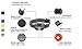 Headlamp - Waterproof IPX5 200 Lumens LED Head Lamp Flash Working Lights With 2 Light-Switch control And 5 Brightness Light Modes (Purple)
