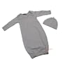 Barefoot Dreams Infant Gown and Hat - Blue