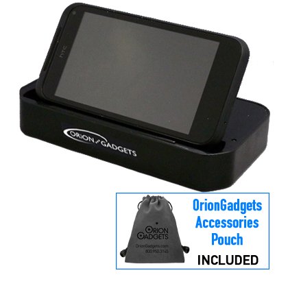 Oriongadgets USB Sync & Charge Cradle Docking Station w/ AC Charger for HTC Incredible S (Includes OrionGadgets Accessories Pouch)