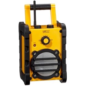 Clatronic BR 816 Radio da cantiere, colore: Giallo