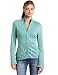 Soulei Women's Ocean Washed FZ Zip Mock Jacket