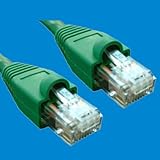 Cables To Go  27172 Cat6 550 MHz Snagless Patch Cable, Green (7 Feet)