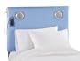 Jammin' Full Kids Mp3 Headboard By Skyline Furniture In Gazebo Light Blue Cotton