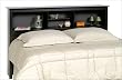 Sonoma Double / Queen Headboard in Black Finish By Prepac Furniture