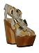 LANVIN Platform Strap Sandals Shoes in Metallic Silver