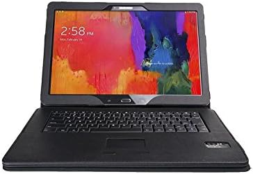 Luckymall Synthetic Leather Removable Bluetooth Keyboard Case Cover with Touchpad For Samsung Galaxy Note Pro 12.2'' P900