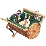 Picnic Time Verona Deluxe Wine and Cheese Basket