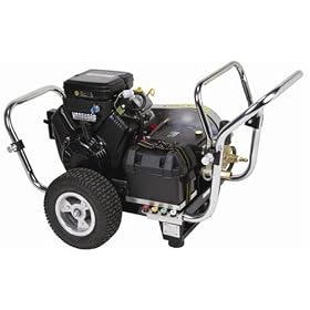 Simpson Water Shotgun Industrial Gas Powered Pressure Washer 4000 PSI @ 5 GPM 18 HP VTwin Vanguard Engine with Electric Start #WS4050V Simpson Water Shotgun Industrial Gas Powered Pressure Washer 4000 PSI @ 5 GPM 18 HP VTwin Vanguard Engine with Electric Start #WS4050V