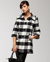 Plaid Wool Coat