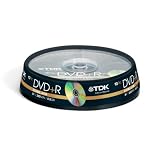 TDK T19924 DVD+R DL Double Layer Rohling 8,5GB in Cakebox (10 St�ck) 8x Speedvon "TDK"