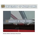 Notre Dame Fighting Irish 2"x17" Window Cling Decal