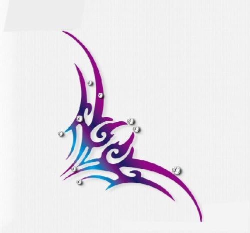 GC Capricornus Style Body Jewel Maiden Crystal Tattoo Sticker XZ08