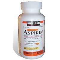 Kirkland Enteric Coated Aspirin 325 mg Tablets - Regular Strength( 500 count) - Compare to the Active Ingredients in Ecotrin